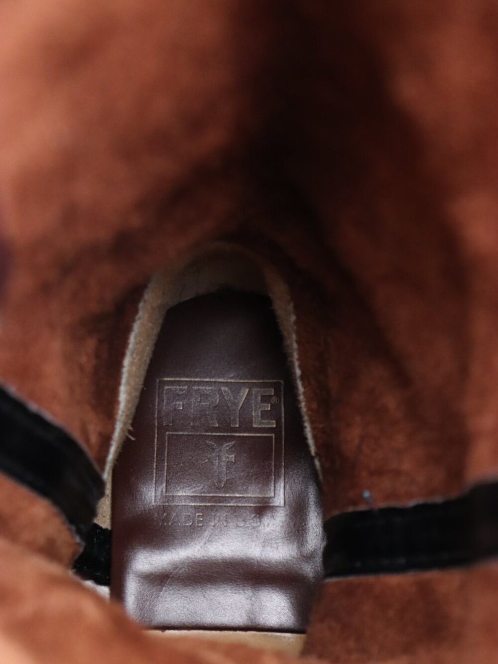 Frye Harness Boots Men's Size 9.5 M Brown Moto Engineer Biker Made in USA - Picture 9 of 11